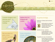 Tablet Screenshot of in-giardino.com